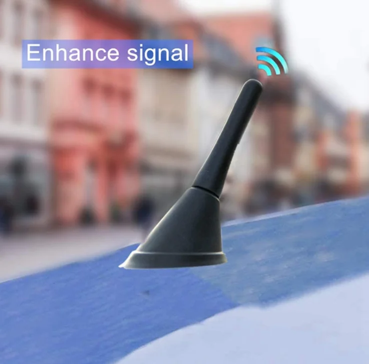Čierne 6,5 cm autom rádiové strechy krátke anténne príslušenstvo pre Chevrolet Cruze Spark Lacetti Aveo Onix skrutka Trailblazer Orlando Orlando