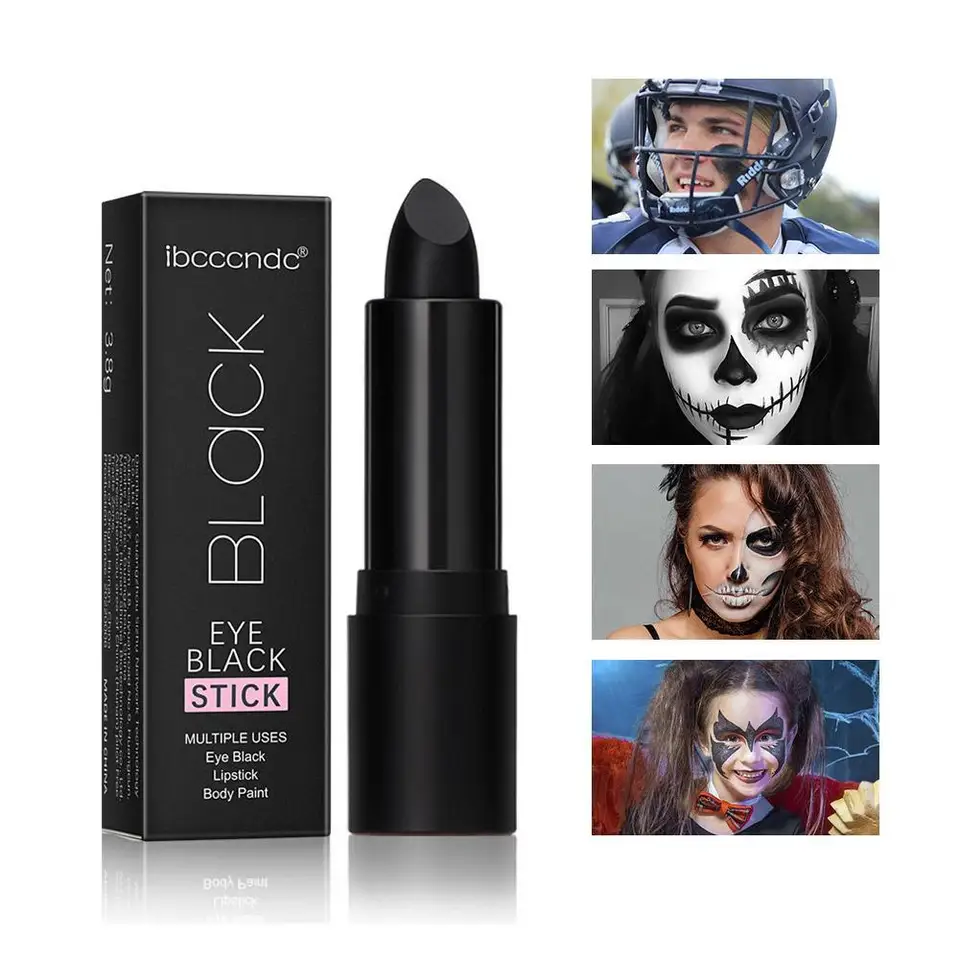 Čierne oči tvár Body Paint Stick Cream Cream Pen Bezpečné pásové váhy vodoxický toxický kostým Žiadny večierok športový maquiagem Hallow U7Z1
