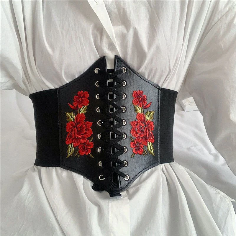 Čierne telesné tvary Ženy Gothic Clothing Underbust Cincher Cincher Tréner PU kožené elastické sexy svadobné korzety a poprsie