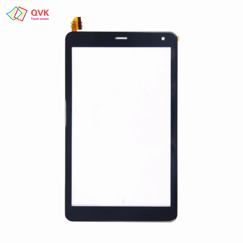 Čierny 8 palcov pre Hyundai Hytab Pro 8LA1 HT8LA1RBKNA01 Tablet PC Kapacitná dotyková obrazovka Digitalizátor Senzor Externý sklenený panel