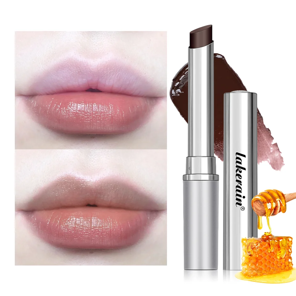 Čierny med Ripstick Dlhodobý zvlhčujúci prírodný pierový make -up na pery Plump lesk kozmetiky odlupujúca pre pery