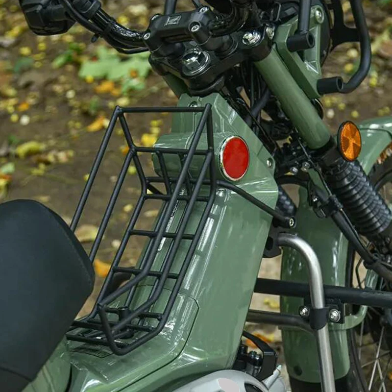 Čierny motocykel Stredný nosič batožinového stojana na nákladné vozidlá pre nosenie prepravy pre Honda Hunter Cub 125 CT125 2020 2021 2022 2023