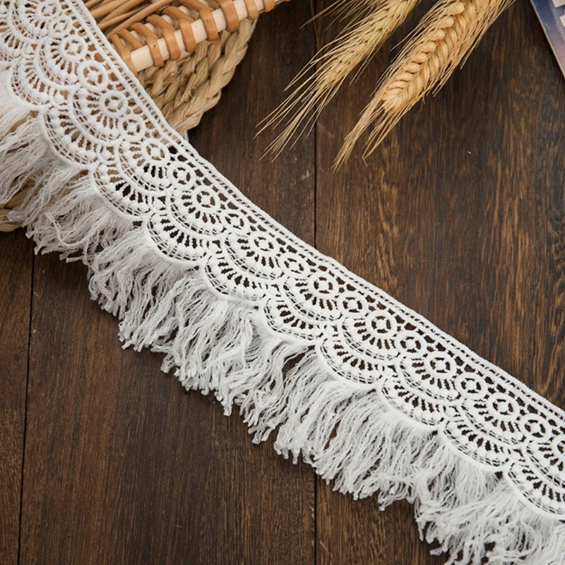Čipka Svadobná dekorácia s čipkou Krásne darčekové balenie polyester materiál biely