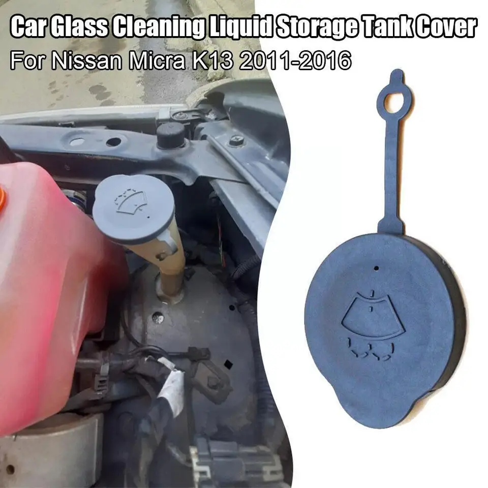 Čistenie automobilu Kvapalina Kvapalina Cap Cap Car Case Wiper Wiper Cover Pase Troperoir Cover pre Nissan Micra K13 2011-2016 X0I8