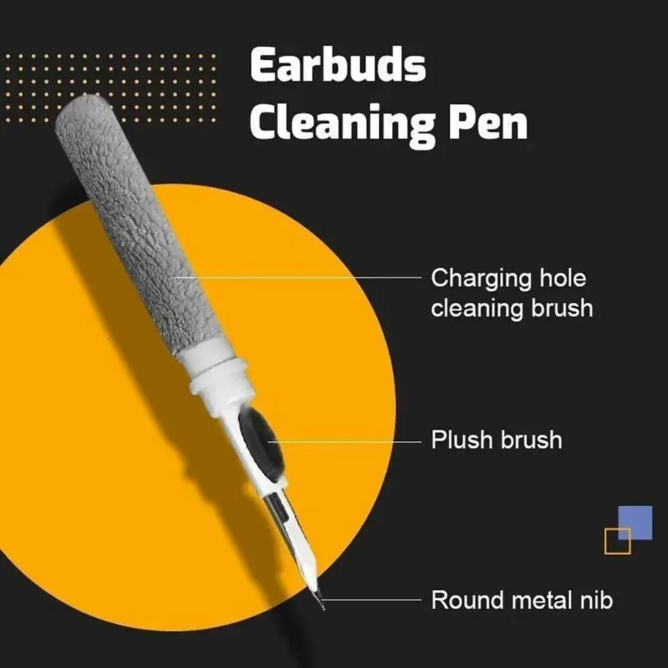 Čistiaci súprava pre AirPods Pro 1 2 3 slúchadlá Čistiace perá kefka Bluetooth slúchadlá puzdra Klávesnica Klávesnica Čistiace nástroje