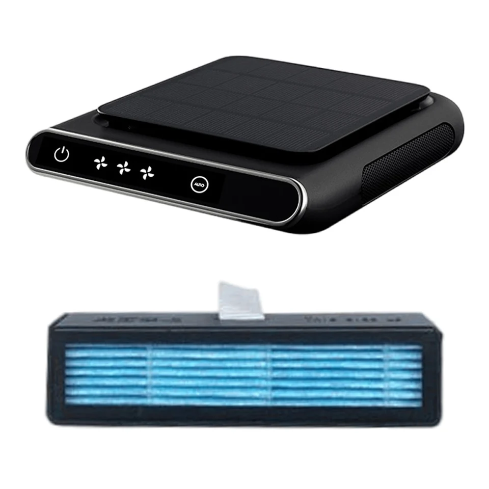 Čistiteľ vzduchu solárneho vozidla 1200 mAh Eliminator Eliminator Smart On/Off Smoke Remover