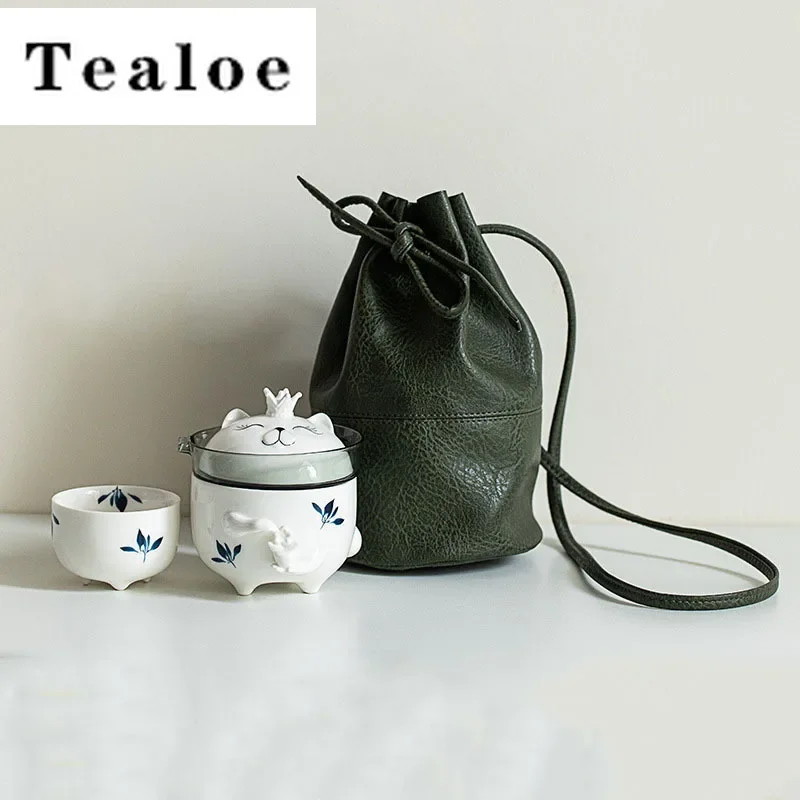 Čistá ručne maľovaná motýľová orchideová korunka Koruna Tea Set Kit 1 hrniec 2 šálky prenosný čaj na výrobu kvetináča Kaviaky Cafes Craft