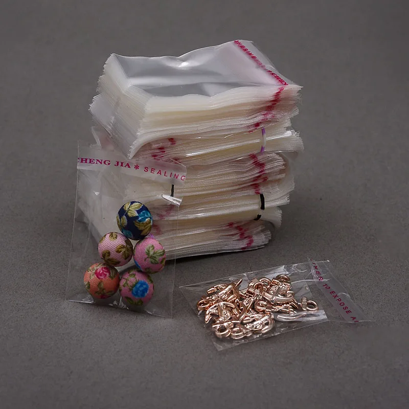 Čistá znovuzroditeľná 1 000 pcs 6 x 9 cm plastových obalových tašiek 2,36 
