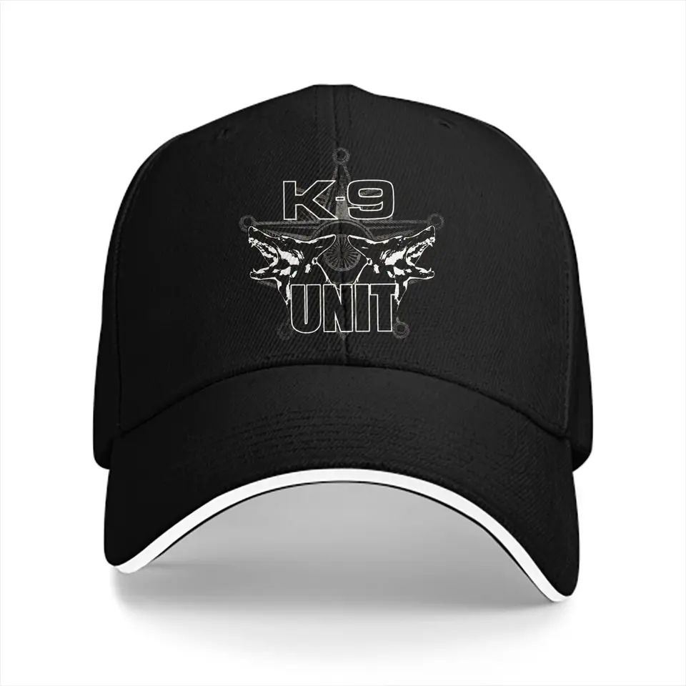 Čisté farebné klobúky nemecké pastiersky klobúk slnečný klobúk Sun Visor Baseball Caps K-9 Unit Policajný ps