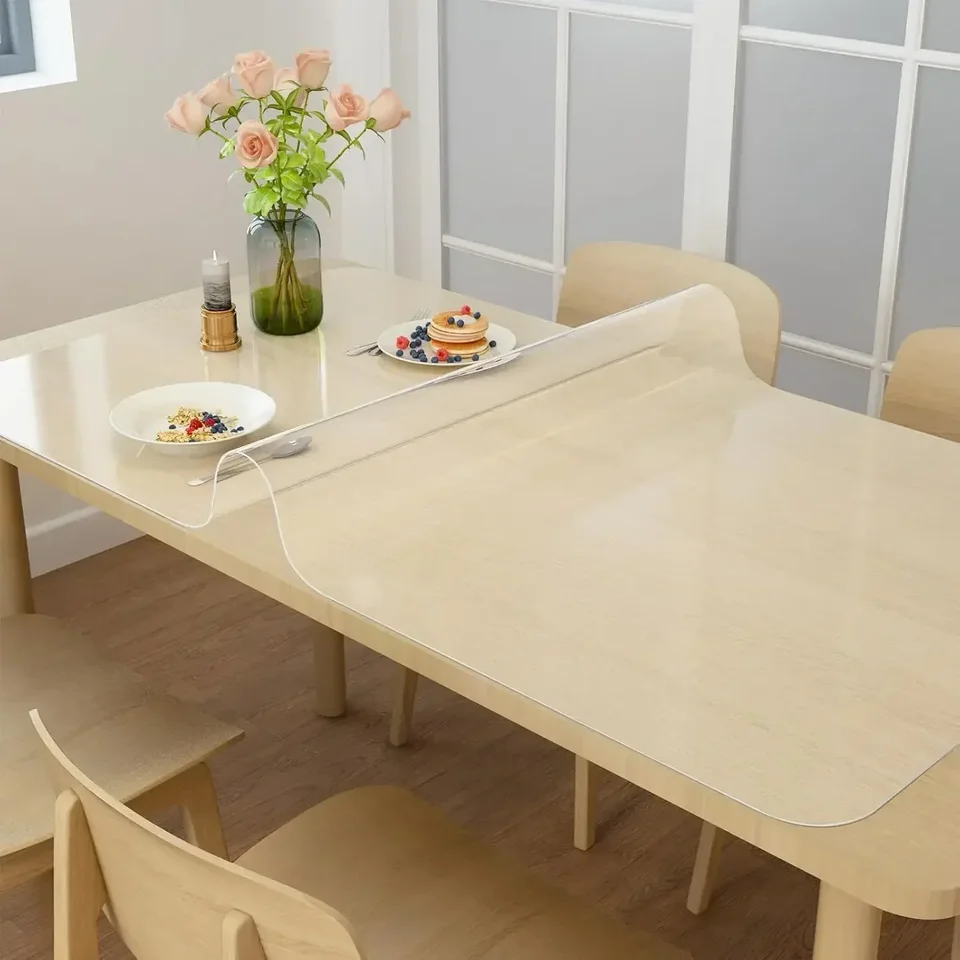Čistý stôl ochranný kryt krytu tabuľky, ochranný kryt, podložka na stôl, nepremokavá plocha PVC Table Protect