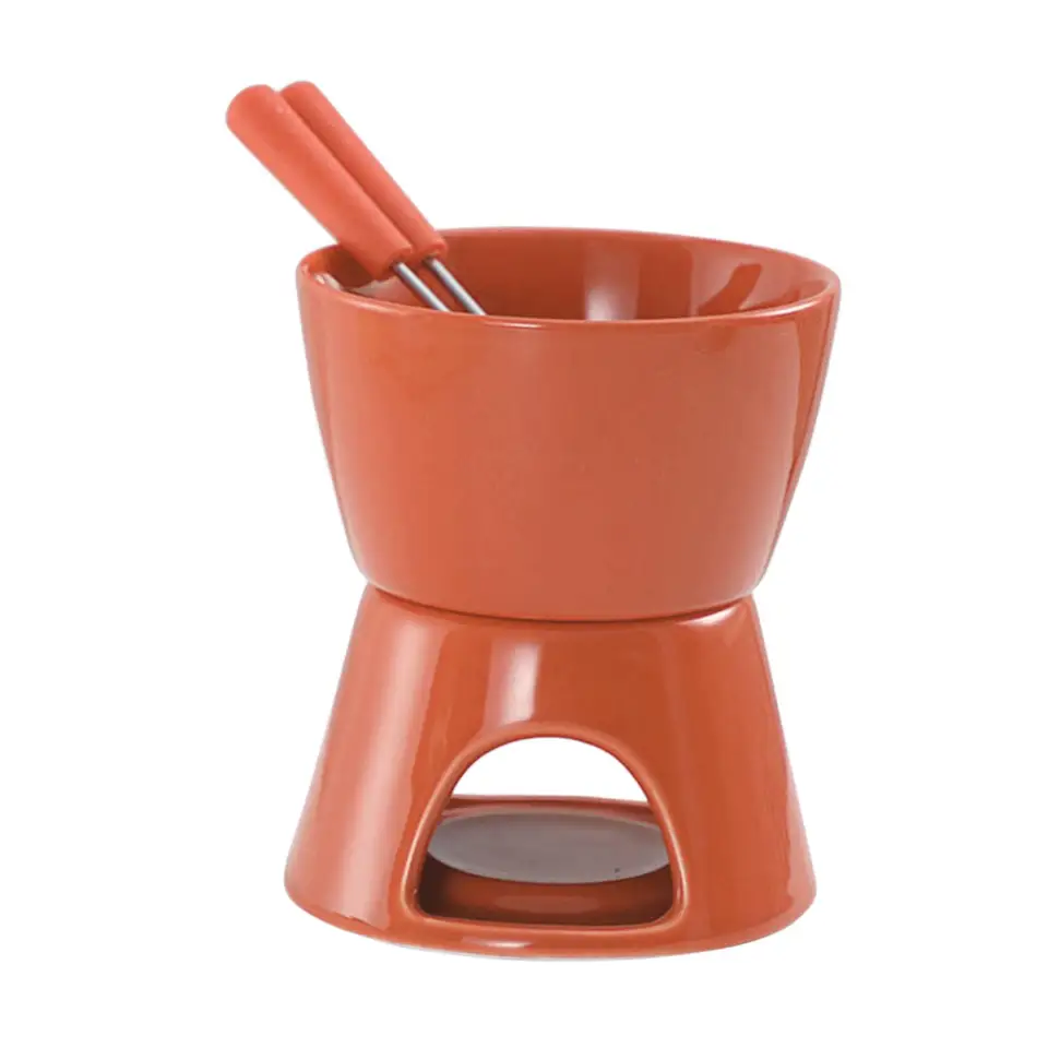 Čokoládový fondue hrniec syr fondue hrniec maslo ohrievač kuchynské spotrebiče roztavte horúcu hrncovú misu súpravu čokolády na dezert karamel
