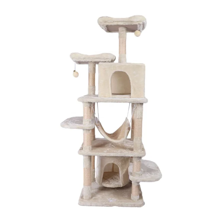 Čína Cat Tree Condo Tower Drevená veľká lezec