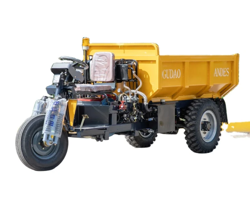 Čína dodávka nákladu Elektroslužba prevodovky prevodovky Trike Wheels Motor Cycle Mini Dumper