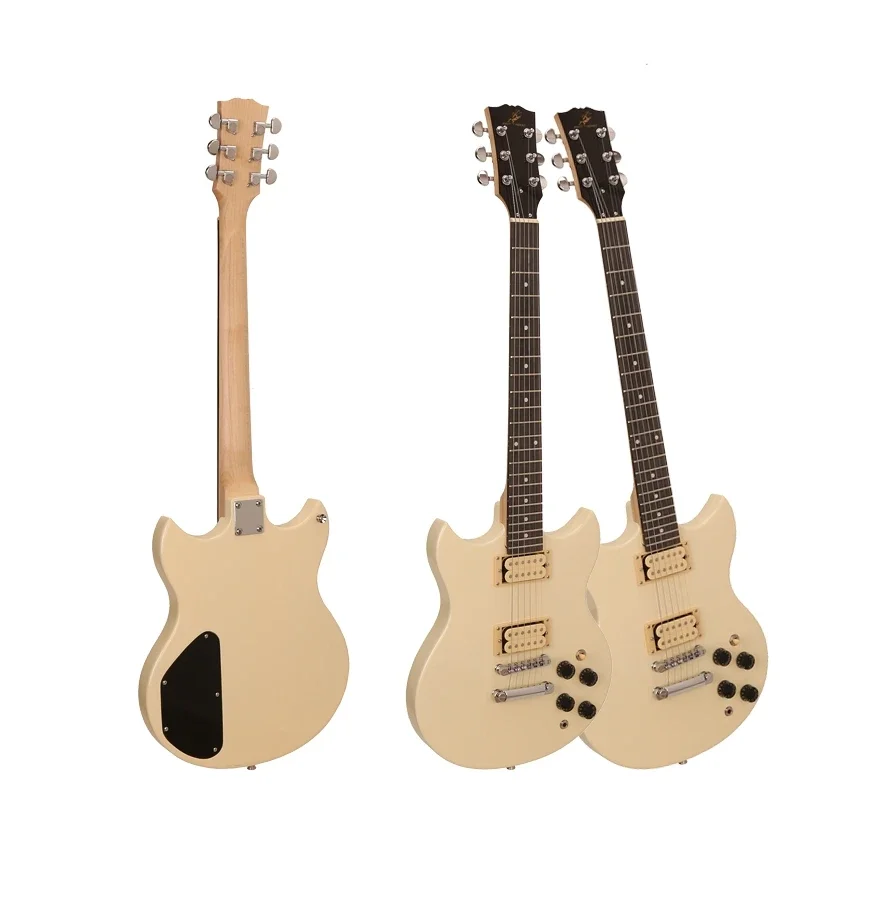 Čína predaja Horúca vysoko kvalitná elektrická gitara lesklá lesklá dokončenie Študent Elektrická gitara Veľkoobchod cena na mieru Prispôsobená elektrická gitara