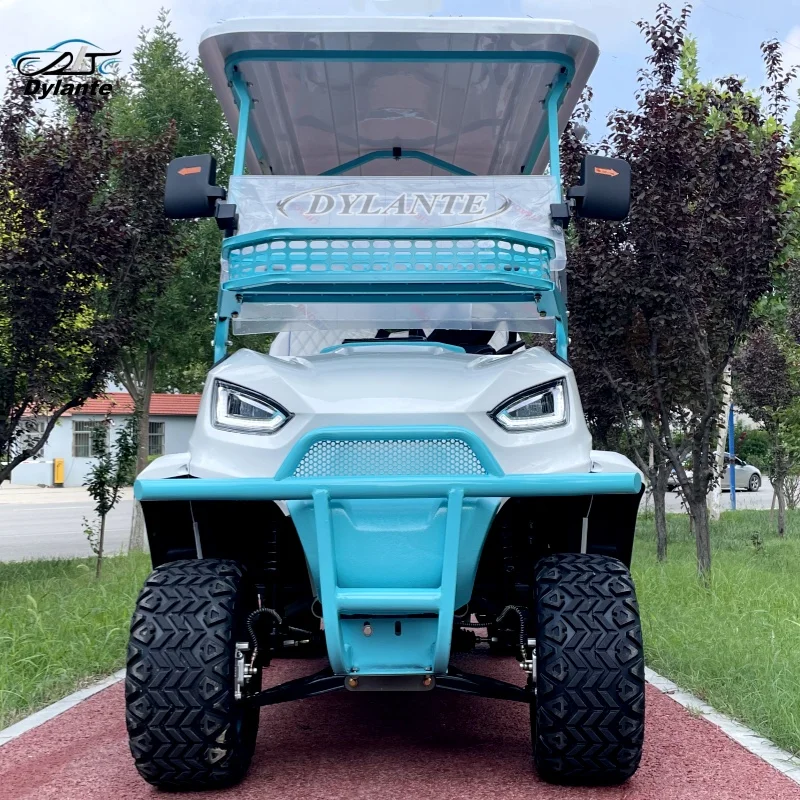 Čína továreň vyrobená High End Adult Electric Golf Cart 4+2 Sedadlo 25 mph Speed ​​Electric Club CAR 300 ccm plynové prehliadky automobilu