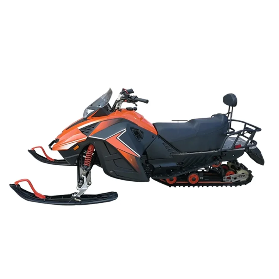 Čínska snežná skúma 200 ccm Čínsky snehový mobilný sneh Sneh Mobile Dospelé snehové vozidlo snehové bicykle lyžiarske lyžovanie