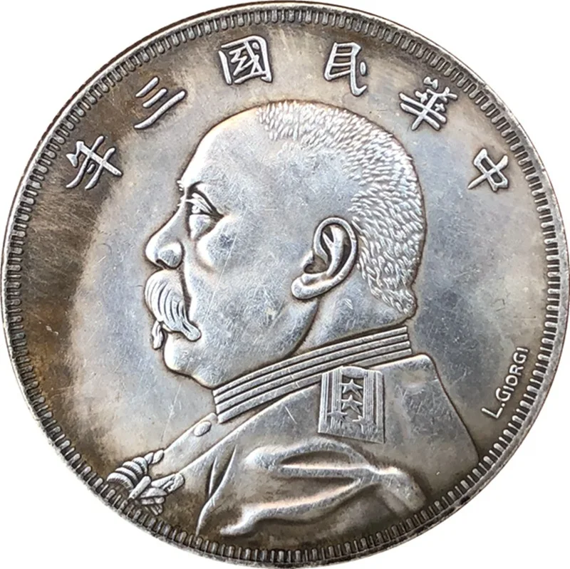 Čínsky vintage vodca Dragon Silver Coin Domovod dekorácie mince Magic Collectibles Coin Mince Šťastie šťastie hračky Coins vianočné darčeky