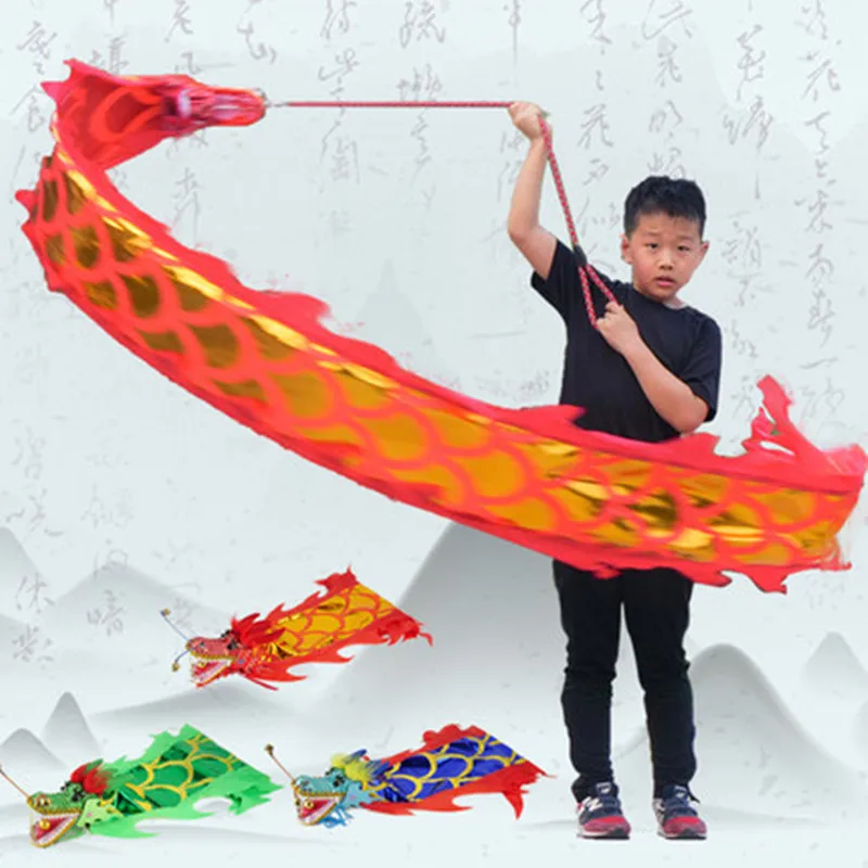 Čínsky štýl Dragon Dance Ress for Children Karneval festival čínsky Nový rok predstavenie Funny Cvičenie rekvizity