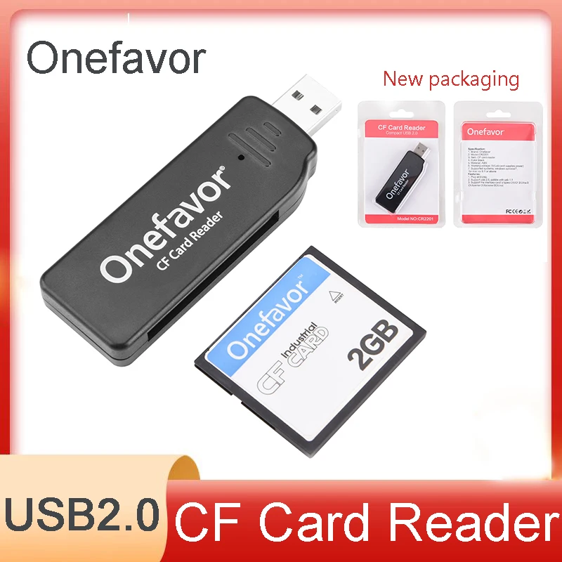 Čítačka kariet CF od Tell USB 2.0 Prenosná inteligentná CF Card Reader Compakt Flash Card Reader pre PC LAPTOP