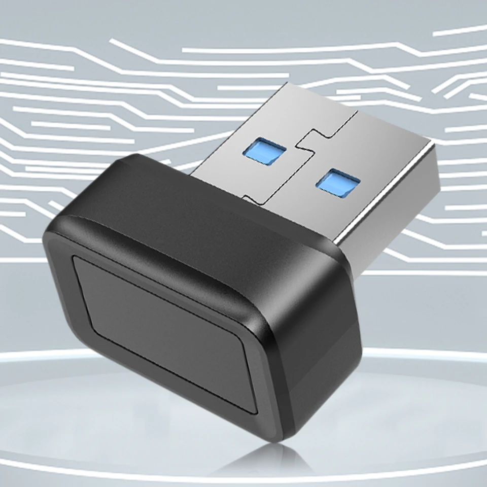 Čítačka kľúčov odtlačkov prstov USB FIDO U2F Biometrický mini bezpečnostný kľúč Dongle Window