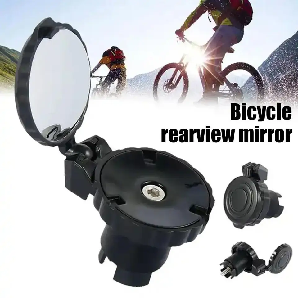 Čľudky na bicykli blokujúca spätné zrkadlo vonkajšie jazdecko Akrylové konvexné zrkadlo Road Road Bike Bike Bike High-Definition Mirror
