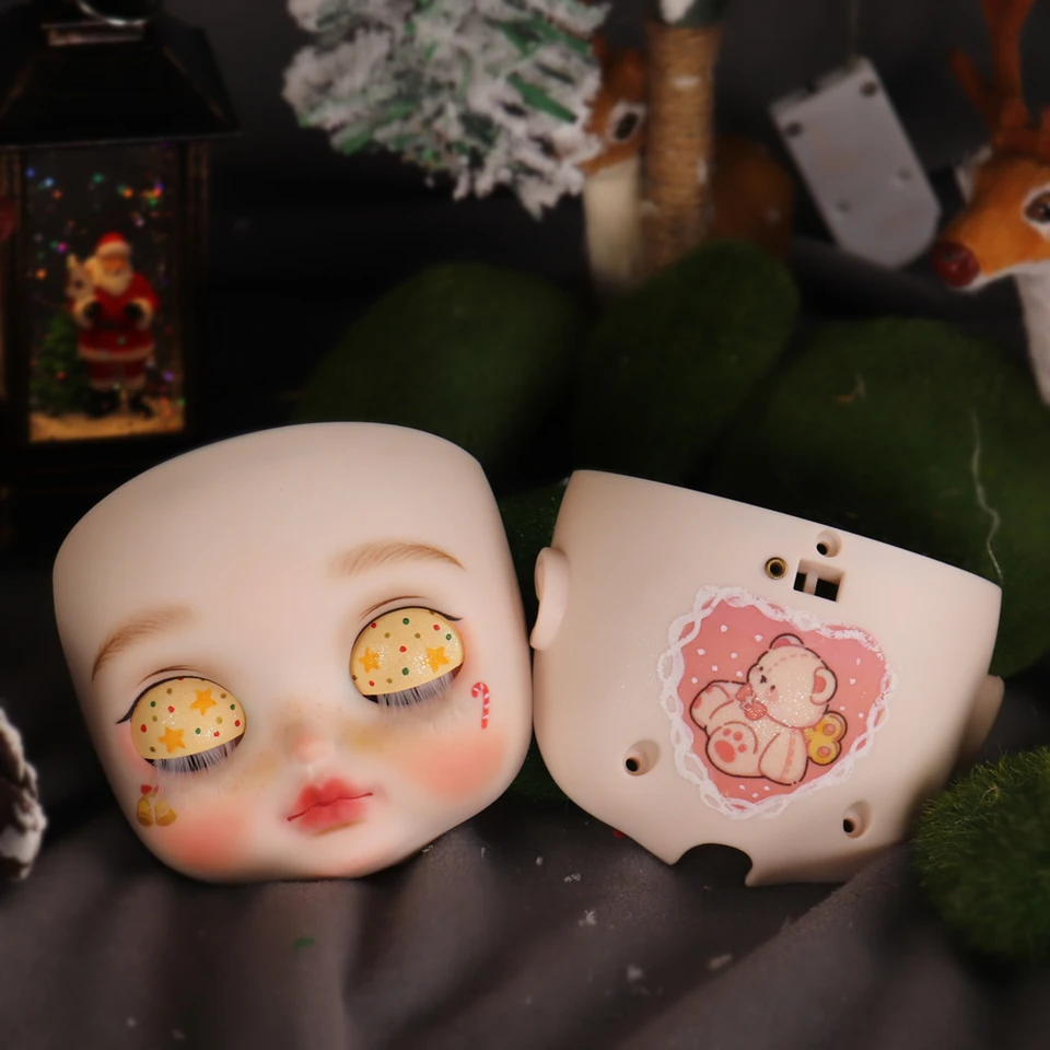 Ľadové DBS ooak blyth bábika ručne maľovaný čelný panel vrátane skrutiek zadnej dosky vyrezávané pery 1/6 bjd anime dievča