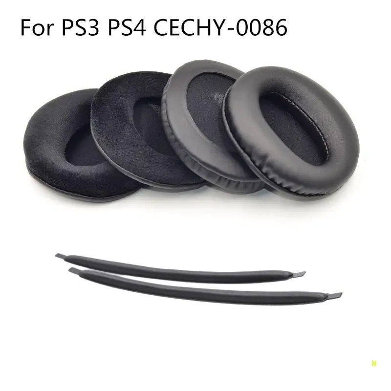 Ľahko vymenené ušné podložky pre lúče hlavy pre Sony pre PS3 7.1 Pulse Elite Edition CECHYA-0086 Krytia slúchadiel F19E F19E