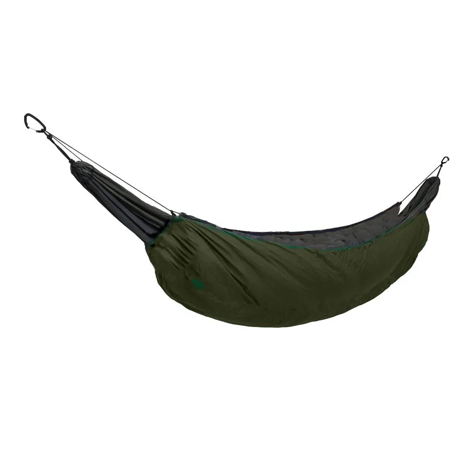 Ľahká plná dĺžka hojdacej hojdacej sieti podkrupte pod prikrývkou ultralight kemping izolácia spací vrecka 40 F až 68 F (5 ° C až 20 ° C)