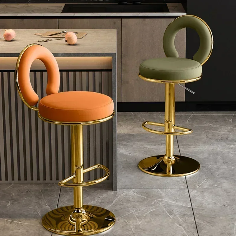 Ľahké luxusné moderné barové stoličky obývacia izba Lounge kov High Stool Commercial Restaurant Counter Bar Bar Nábytok