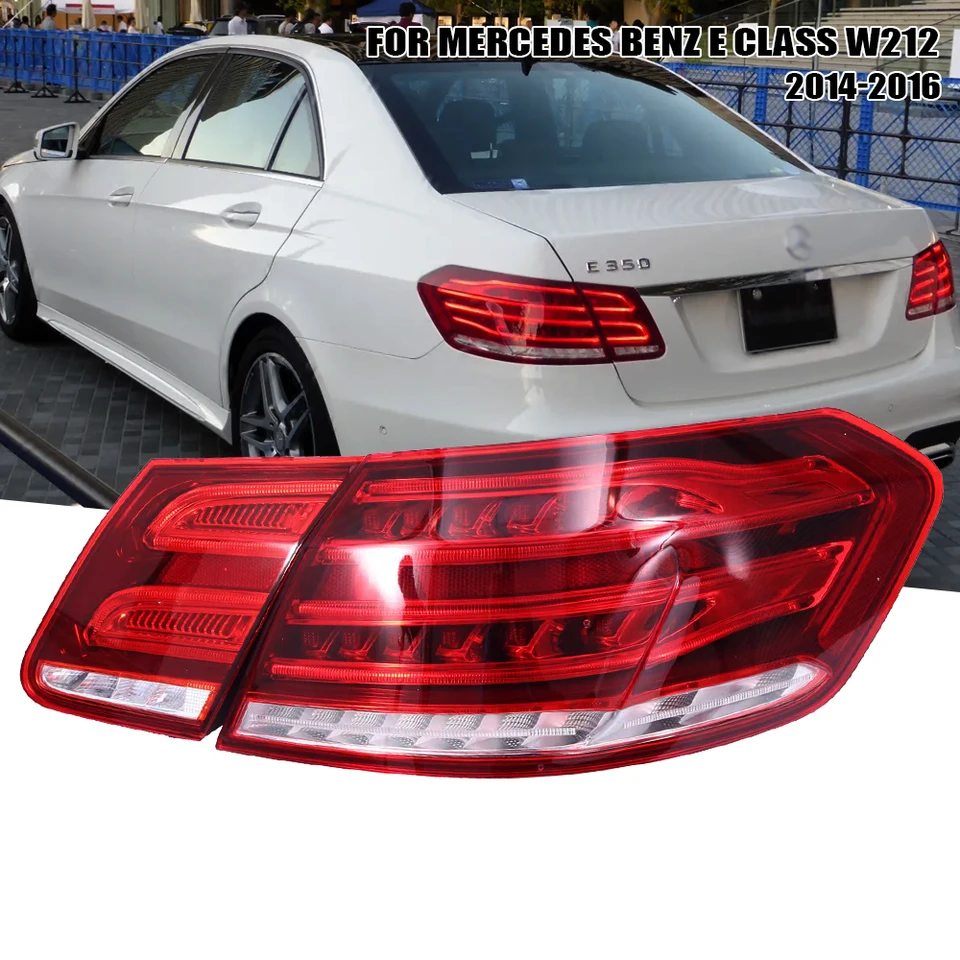 Ľavá/pravá bočná chvostová žiarovka pre Mercedes Benz e Class W212 E350 E300 E250 E63 2014 2015 2016