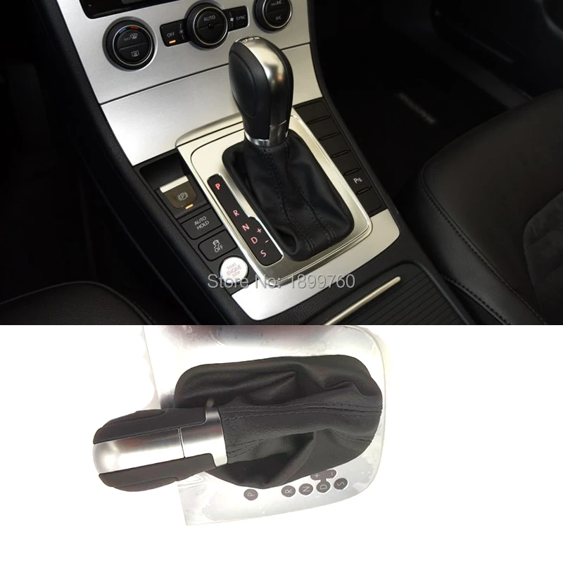 Ľavá ruka DSG DSG Automatic Gear Shift Gomb Aute a Dust Cover pre VW Golf MK6 Jetta GTi Jetta MK6 GLI DSG 2012-