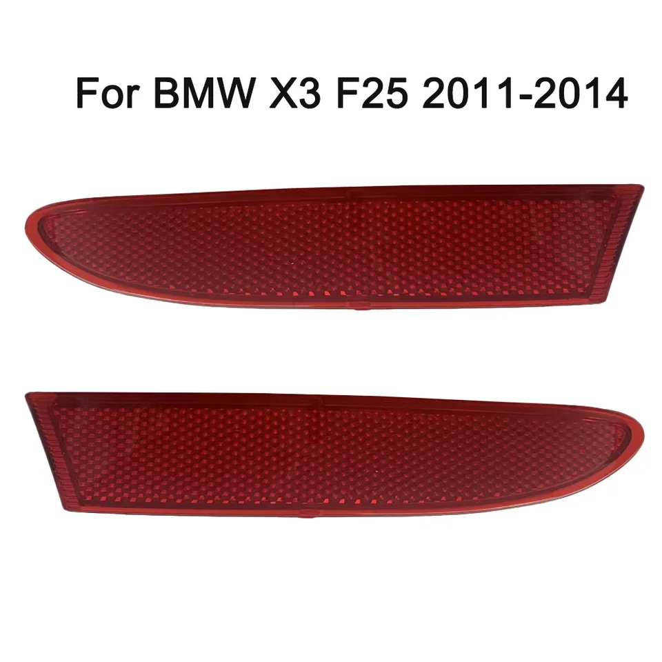 Ľavý a pravý kryt nálepky na reflektor zadného nárazníka pre BMW X3 F25 2012 2012 2013 2014 Výstražný pás 63147217316 63147217315
