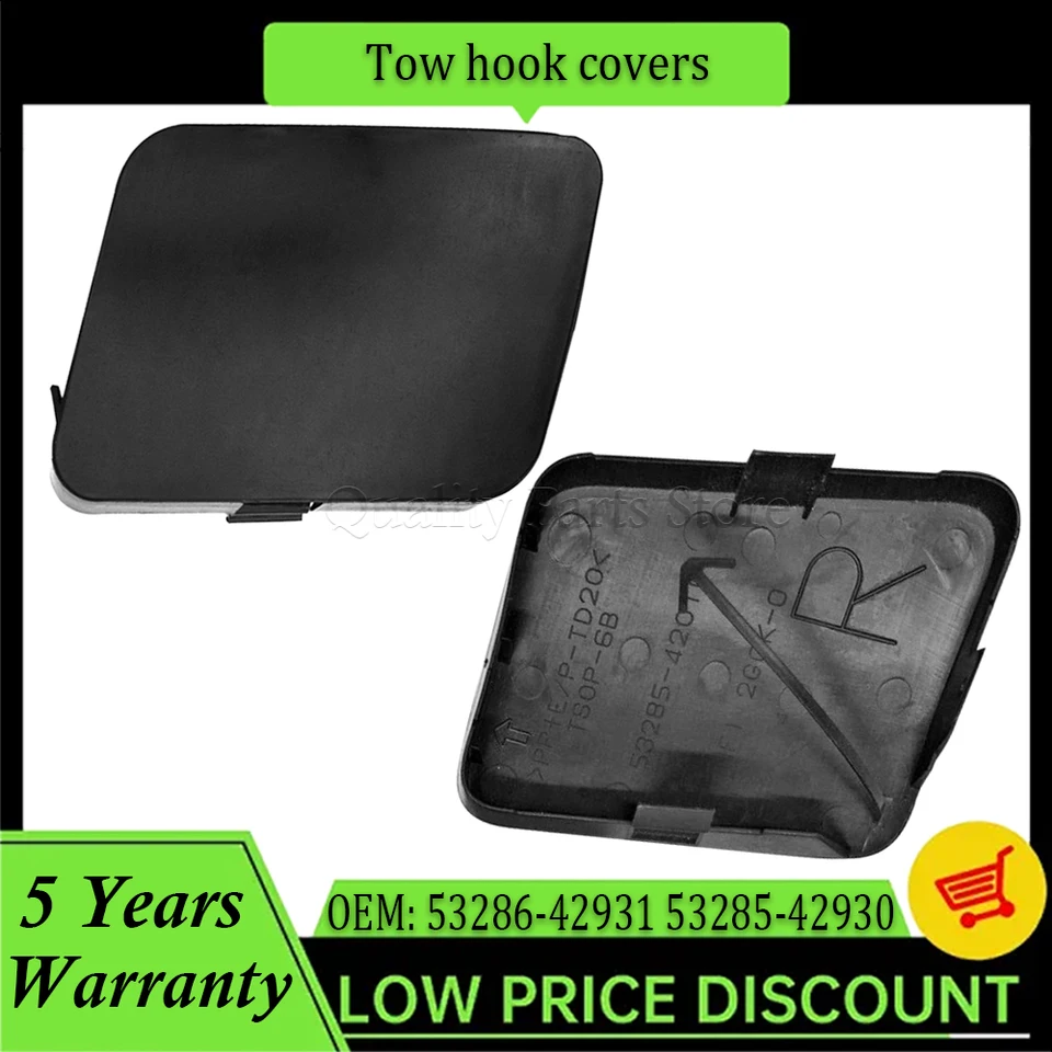 Ľavý pravý predný nárazníkový nárazový kryt Plast 1 pár pre Toyota RAV4 XA30 2006 2007 2008 53285-42930 53286-42931