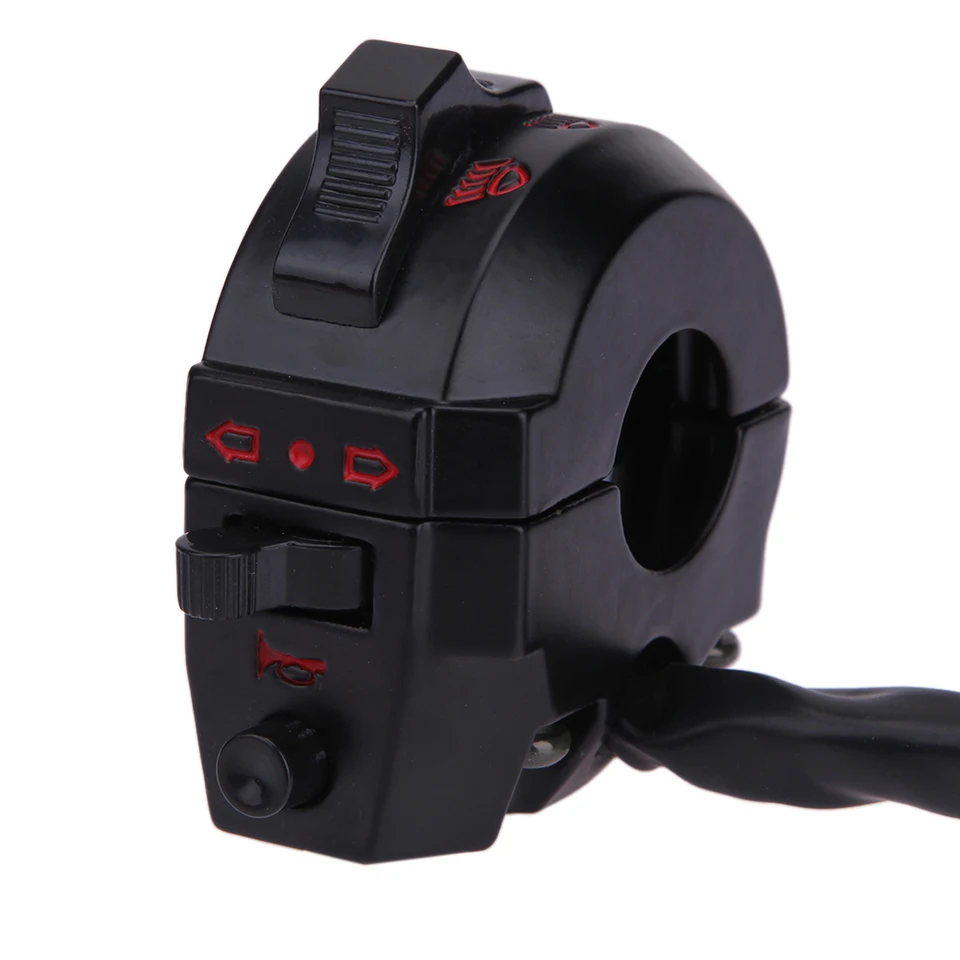 Ľavý prepínač svetlo otočený signál Roh Čierny Sport Dual Sport Left Switch Svetl Roh roh pre Honda XL XR 250 400 650 XR600