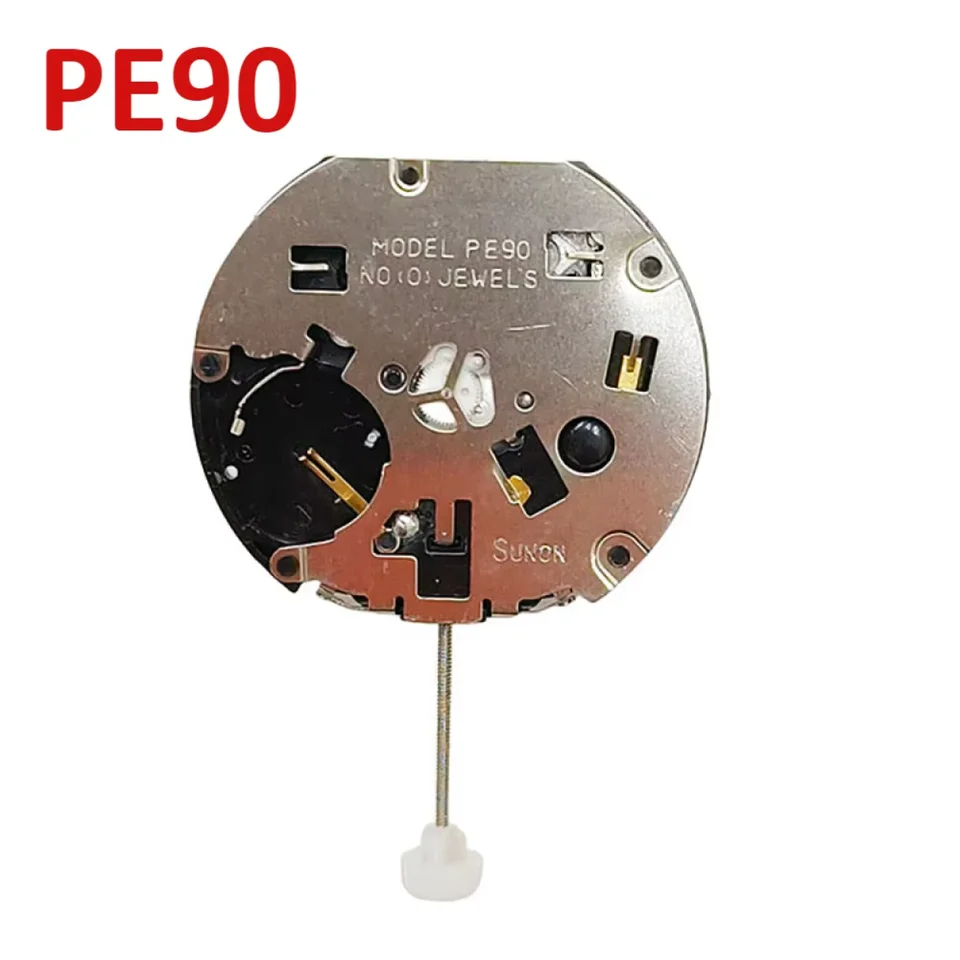 Šesť pin 3.6,9 fázové viackinetické diely pre opravy hodiniek PE90 Quartz MOURT HODEL