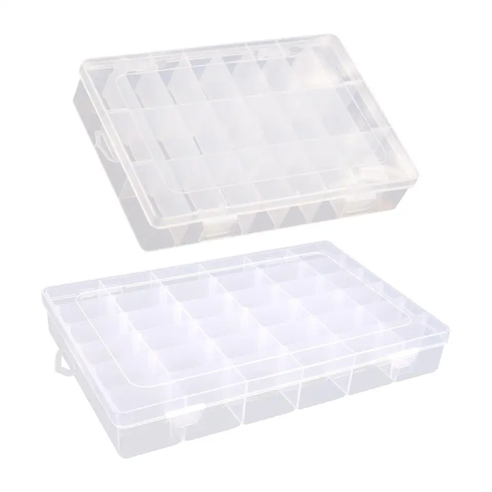 Šijacie závitové úložné skrinky Skladovacie puzdro Prázdne závity cievky Box Fishing Storage Box pre korálky vyšívacie závity šperky