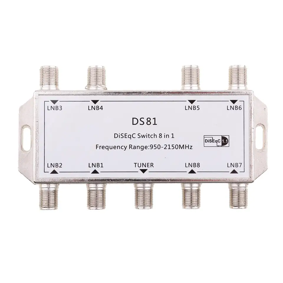 Širokopásmový prepínač DS-04C pre prijímač 8x1 prémiový DISEQC 1,0 2.0