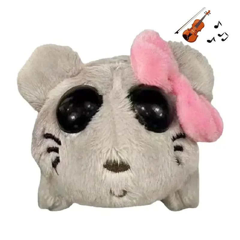 Škrečok plyšová hračka Pohodlný škrečok Dizajn mäkkej maznanej hračky roztomilé zviera plushie smutný škrečok pre deti dievča