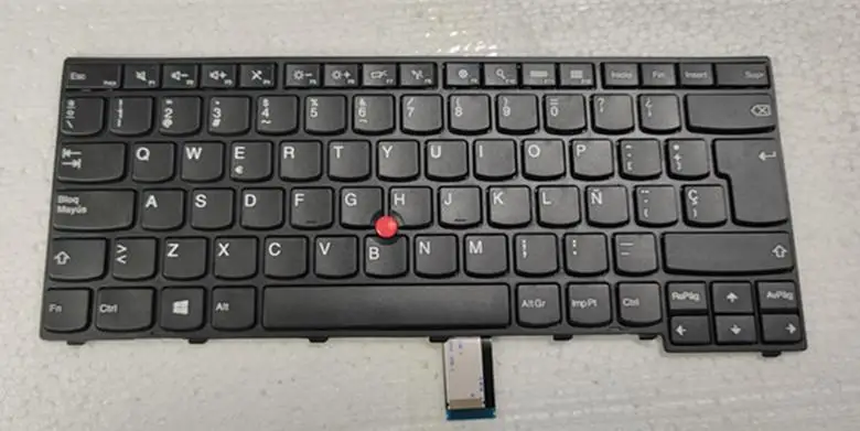 Španielska klávesnica pre Lenovo Thinkpad T440 T440S T440P T450 T450S T460 T431S E431 E440 L440 L450 L460 L470 s bodovým ne-backlit