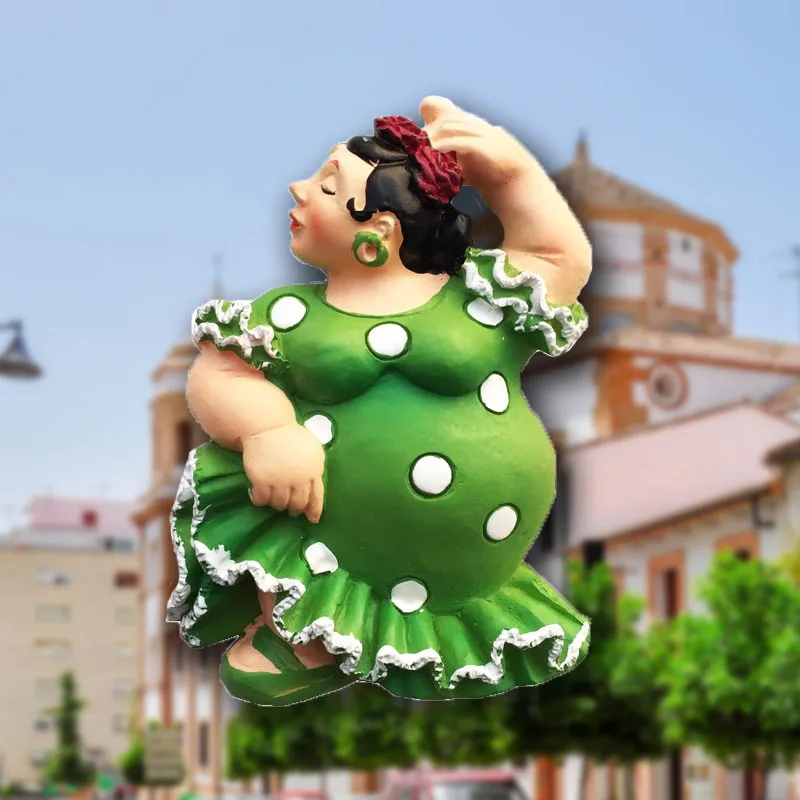 Španielsko Barcelona flamenco tanečníci cestovné suvenír remeselné remese