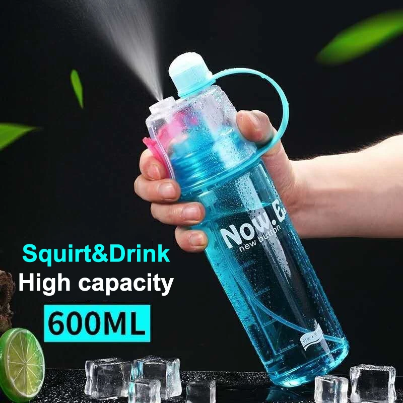 Športová fľaša na fľašu Fľašu Cup Outdoor Prenosné kanvice džbány veľkej kapacity Muži a ženy 600 ml