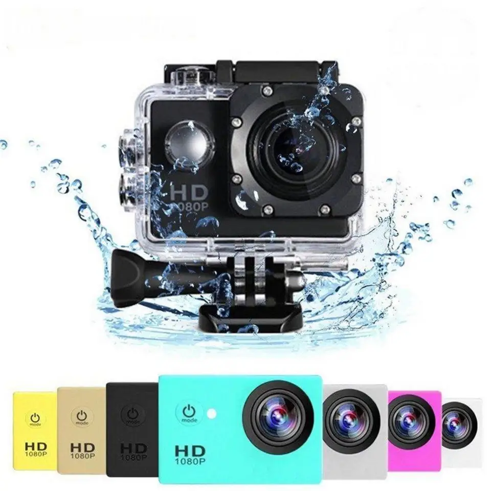Športová kamera plná HD 1080p Nepremokavá fotoaparát 2,0 palca COABCORDER Sports DV Go Auto širokouhlý cam pro potápanie padákov