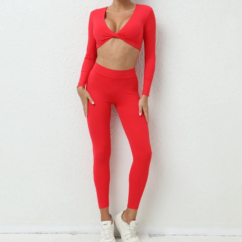 Športové súpravy Dámske oblečenie Push Up Sportswear Woman Gym Push