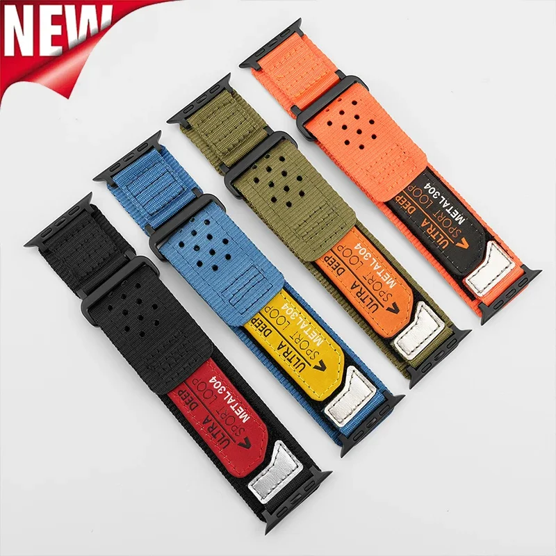 Športový remienok pre Apple Watch Band Ultra 2 49 mm 45 mm 42 mm 44 mm 41 mm nylon náramok náramku pre IWATCH Series 9 8 7 6 5 4 38/40 mm