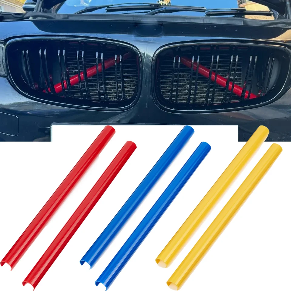 Športový štýl automobilov pre BMW 1 2 3 4 Series F30 F31 F32 F33 F34 F36 F20 F21 F22 F23 F23 Fred Grille Trim Strips
