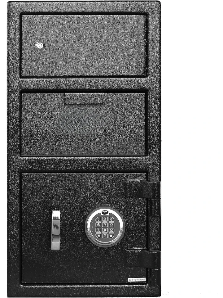 Štandardná depozitná kvapka Safe & Lock Box, Kombinácia blokovania klávesníc s viacerými používateľmi s kľúcmi zálohou, proti rybárskej bezpečnosti