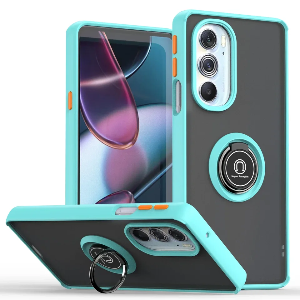Štrajkovaný puzdro na magnetický telefón pre Motorola Moto G 5G2022 G71 G52 G200 G60 G60S Edge S30 20 x 30 Pro Plus plus ultra stojan zadný kryt