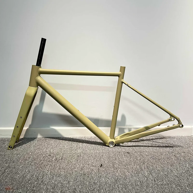 Štrková cesta bicykel Plné vnútorné zapojenie štrkového rámu hliníkový ráme