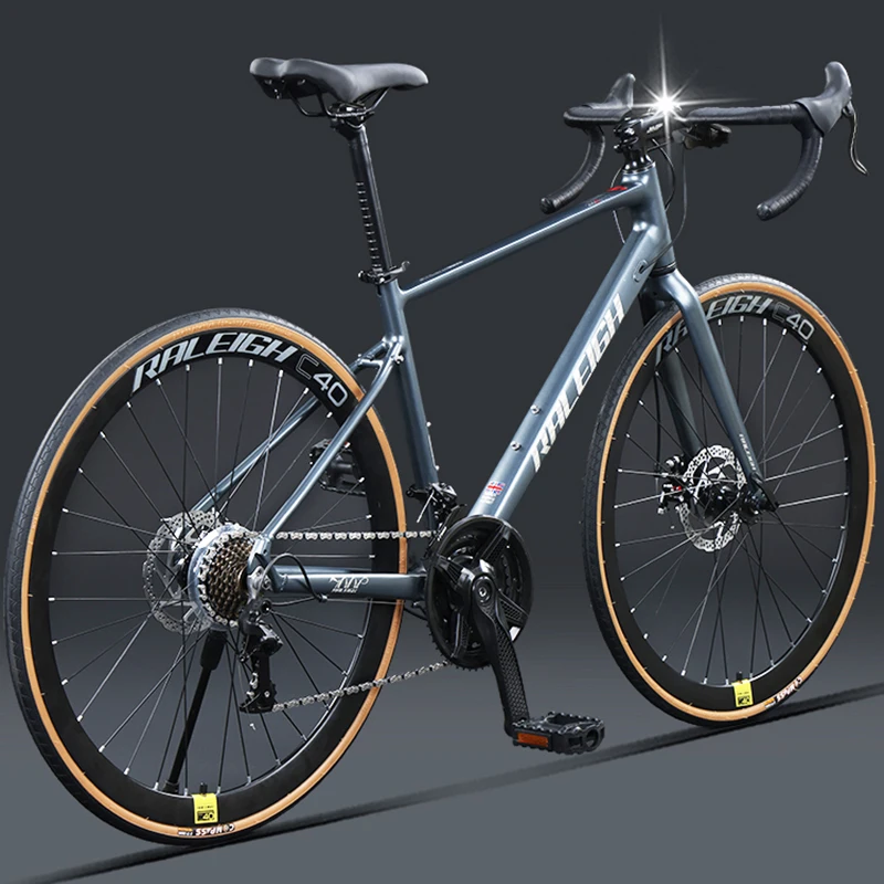 Štrkové závodné bicykel pre dospelých, cestné bicykle, zakrivené / priame riadidlá, hydraulická kotúčová brzda, 14 rýchlosti, 21 rýchlosti, 24 rýchlosti