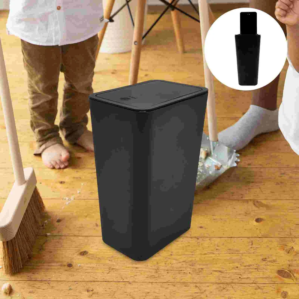 Štvorcový kúpeľňový kôš na plechovke Kancelári